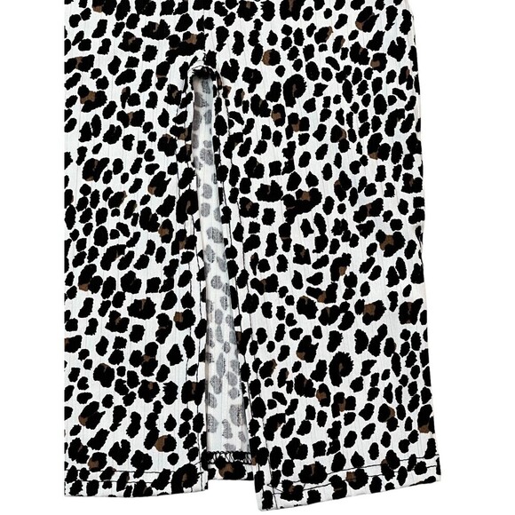 NWT PrettyLittleThing Shape Leopard Print Women’s Pull-On Mini Skirt Size 8 - Picture 2 of 7
